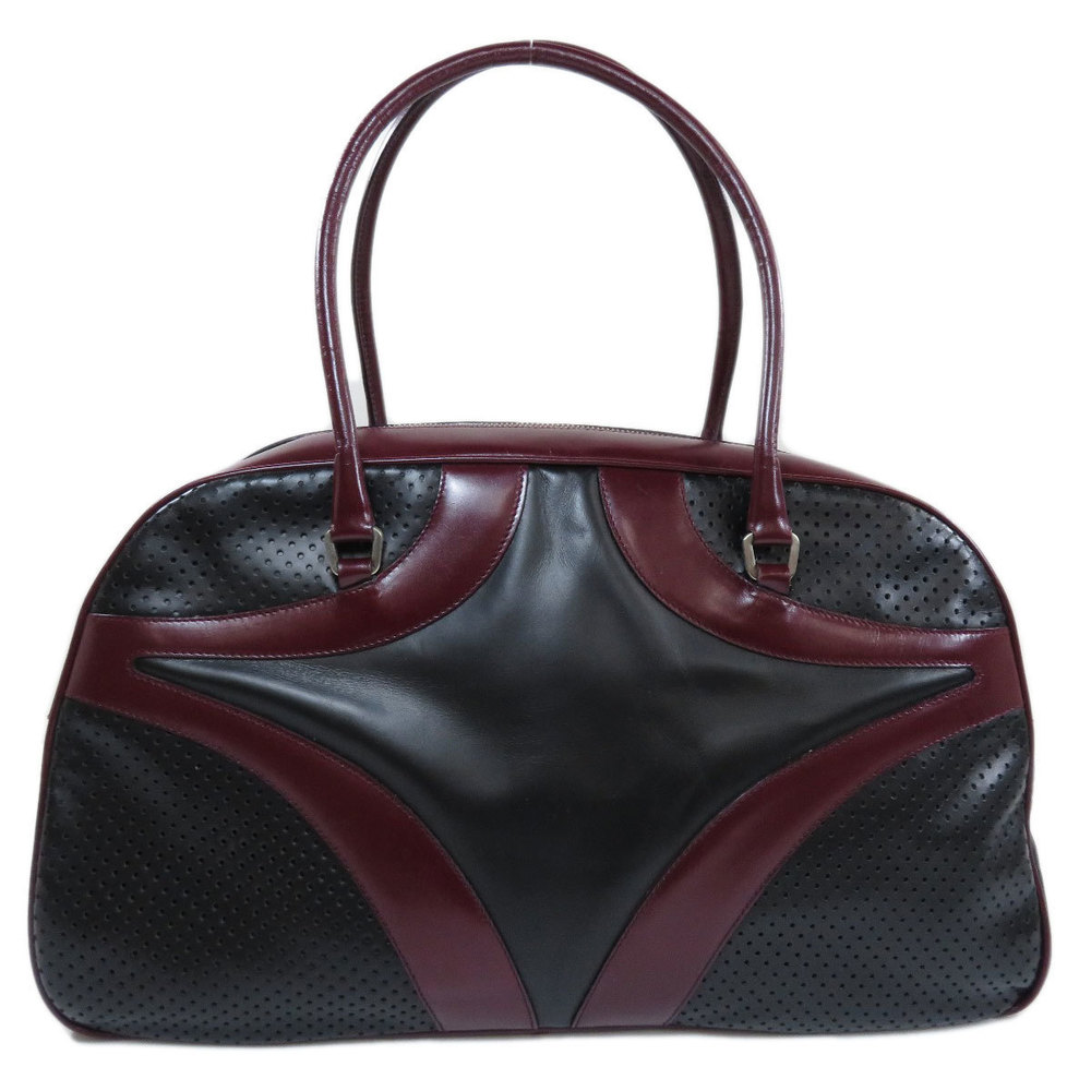 Prada leather bag Boston Punching
